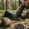 Skladacia silikónová fľaša NILS Camp NC4106 500 ml zelená