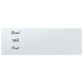 vidaXL Nástenná magnetická tabuľa biela 80x30 cm tvrdené sklo