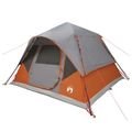 vidaXL Okamžitý stan so strechou Šedá a oranžová 305 x 275 x 190 cm