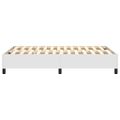 vidaXL Posteľný rám s boxspringom biely 120x200 cm umelá koža
