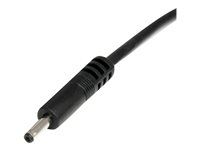 USB na 3,4mm napájací kábel - 5V DC typ H - čierna - Bluetooth nabíjačka (USB2TYPEH) - USB / napájací kábel - USB (iba napájanie) (M) na DC jack 3,4 mm (M) - 91 cm - lisovaný - čierna