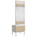 vidaXL Skriňa do predsiene FLORO Biela 50 x 40 x 158 cm