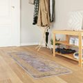 vidaXL Behúň MARSA Sivá 50 x 150 cm Polyester a PVC