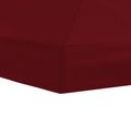 vidaXL Kryt na altánkovú strechu 6 x 3 m Vínovo červená Polyester
