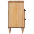 vidaXL Nočný stolík Prírodná 50 x 33 x 62 cm Masívne mango drevo