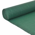 vidaXL Obojstranný záhradný plot, PVC 90x300 cm, zelený