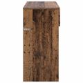 vidaXL Konzolový stôl Staré drevo 96,5 x 38 x 75 cm Kompozitné drevo