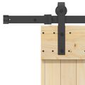 vidaXL Posuvné dvere NARVIK 85 x 210 cm (152,5 cm) Prírodná a čierna