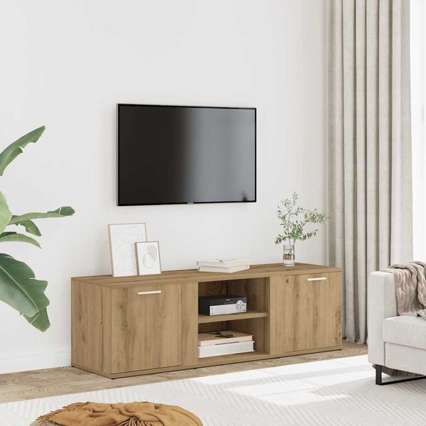 VidaXL TV skrinka Artisan Dub 120x34x37 cm Konštrukčné drevo