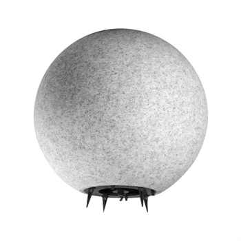 Vonkajšia lampa guľa OFELIA Adviti AD-OP-6588GE27ZW E27, max.18W, IP65, pr.280, stone