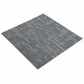 vidaXL Kobercová dlaždica Betónovo sivá 50 x 50 cm 20 ks PP a Bitúmen