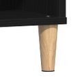 vidaXL Konferenčný stolík Čierny dub 60 x 60 x 30 cm Kompozitné drevo