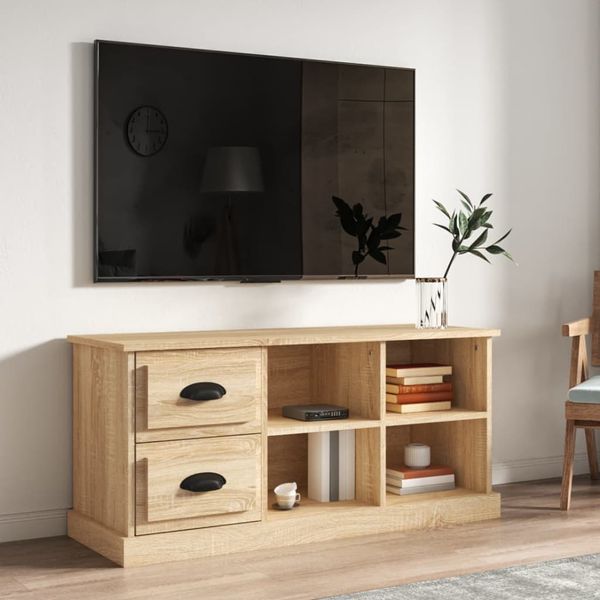 vidaXL TV skrinka dub sonoma 102x35,5x47,5 cm kompozitné drevo