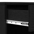vidaXL Kosmetický kabinet Čierny dub 80 x 40 x 75 cm Kompozitné drevo