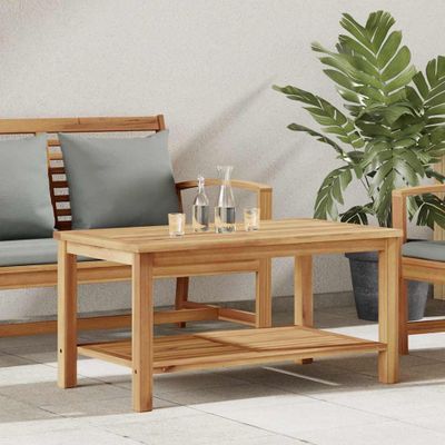 vidaXL Konferenčný stolík Hnedá 90 x 50 x 45 cm Husté teakové drevo