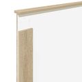 vidaXL Rám postele so zásuvkou Sonoma dub 90 x 200 cm Kompozitné drevo