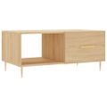 vidaXL Konferenčný stolík dub sonoma 90x50x40 cm kompozitné drevo