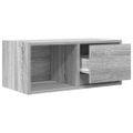 vidaXL TV stolíky 2 ks sivý dub sonoma 60x31x25,5 cm spracované drevo