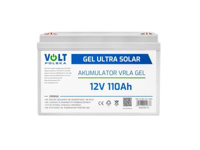Gélová batéria 12V 110Ah V-PRO ULTRA SOLAR DEEP CYCLE