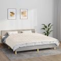 vidaXL Záťažová prikrývka bledokrémová 155x220 cm 7 kg látka