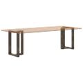 vidaXL Nohy k jedálenskému stolu v tvare T, 2 ks, čierne, 50x35x(72-73) cm, oceľ