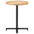 vidaXL Bistro stolík okrúhly Ø60x75 cm surové mangovníkové drevo