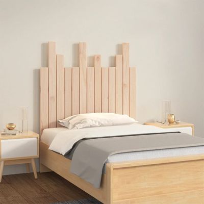 vidaXL Nástenné čelo postele 82,5x3x80 cm masívna borovica