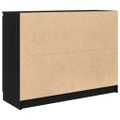 vidaXL Komoda so zásuvkami, dub čierny 100,5x35x76 cm kompozitné drevo