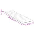 vidaXL Podložka na ležadlo, červená 200x70x3 cm, oxfordská látka