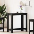 vidaXL Barový stôl 102 x 50 x 103.5 cm Kompozitné drevo Čierny dub