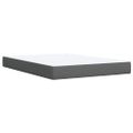 vidaXL Boxspring posteľ s matracom tmavosivá 160x200 cm látka