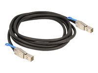 Externý kábel SAS – SAS 12 Gbit/s – 36-kolíkový 4x tienený konektor Mini MultiLane (samec) na 36-kolíkový 4x tienený konektor Mini MultiLane (samec) – 3 m