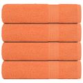 vidaXL Osušky do kúpeľne FROGN 4 ks oranžové 100x150 cm 360 g/m²