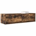 vidaXL TV skrinka 100 x 31 x 25,5 cm Tmavý dub Kompozitné drevo