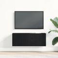 vidaXL TV skrinka 80 x 30 x 30 cm Čierny dub Kompozitné drevo