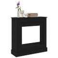 vidaXL Krb Surround Čierny dub 90x30x90 cm Konštruktérske drevo