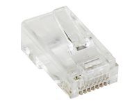 50 Pkg - Bulk Cat 5e Plugs - 50x RJ45 Ends (CRJ4550PK) - Sieťový konektor - RJ-45 (M) - CAT 5e (balenie 50)
