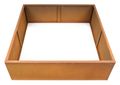 Vyvýšený záhon G21 102 x 32 x 102 cm, Corten