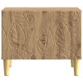 vidaXL Konferenčný stolík Dub artisan 50 x 49 x 40 cm Kompozitné drevo