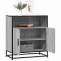 vidaXL Komoda sivá sonoma 68x35x76 cm kompozitné drevo