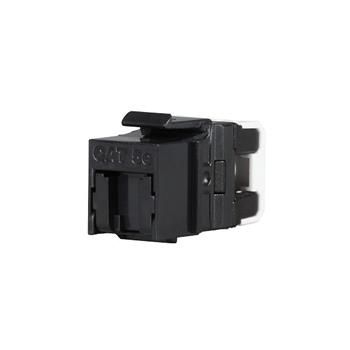 Solarix - keystone rýchlozarezávací CAT5E UTP RJ45 čierny