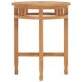 vidaXL Bistro stolík Ø60x75,5 cm teakový masív