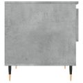 vidaXL Konferenčné stolíky 2 ks betónovo sivé 50x46x50 cm komp. drevo