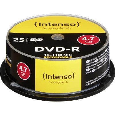 INTENSO DVD-R Cake Case 4,7GB 25ks