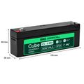 AGM12V2-3AH-H Green Cell AGM VRLA 12V 2,5Ah bezúdržbová batéria pre pokladne, hračky a kamery (178×3