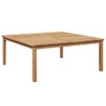 vidaXL Konferenčný stolík Hnedá 110 x 110 x 45 cm Husté teakové drevo