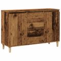 vidaXL Komoda staré drevo 102x35x70 cm kompozitné drevo
