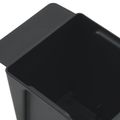 vidaXL Kvetinové boxy pre euro palety 12 ks Čierna 14 x 9 x 9,5 cm