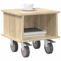 vidaXL TV stolík 37 x 35 x 35 cm Sonoma dub Kompozitné drevo