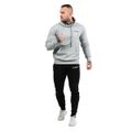 Mikina Athlete Grey Black - GymBeam, veľkosť M, 65% bavlna, 35% polyester